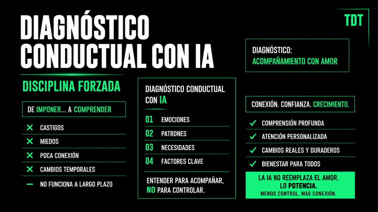 Diagnóstico conductual con IA: el fin de la disciplina forzada