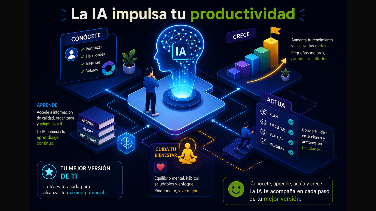 inteligencia artificial desarrollo personal — ilustración explicativa